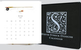 Glittered Desk Calendar 2026 with easel