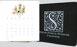 Glittered Desk Calendar 2026 with easel
