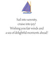 GAW1012 SAilboat Greeting Card