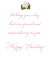 GAW900 Pink Hydrangea Greeting Card