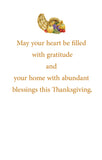 GHW703 Cornucopia Greeting Card