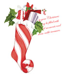 GHW724 Holiday Stocking Greeting Card