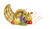 GHW703 Cornucopia Greeting Card