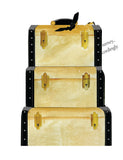 GAW850 Stacked Luggage Greeting Card