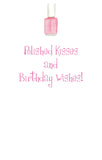 GAW952 Nail polish Greeting Card