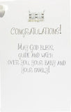 GAW937W Baby Crib Greeting Card -