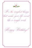 GAD763 Peony Greeting Card