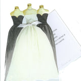 GAW1063W Bride and Bridesmaids in black