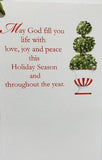 GHW733W Holiday Topiary with glitter