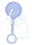 GAW806W Blue Rattle Greeting Card