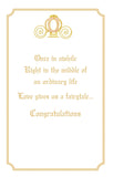 GAW1006W Fairytale Carriage Greeting Card