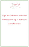 GHD694W Christmas Tea Greeting Card -