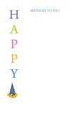 GAW1079 Party Hardy with Glitter Birthday Card