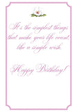 GAD763 Peony Greeting Card