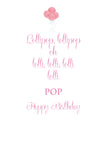 GAW913W Lollipop Bouquet Greeting Card