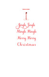 GHW707W Holiday Martini with glitter