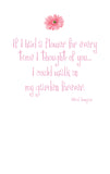 GAW936W Gerber Daisy Greeting Card