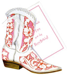 GAW926 Cowgirl Boot Greeting Card