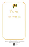 GAW899W Sunflower Greeting Card