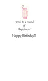 GAW1067 Pink Golf with Glitter Birthday
