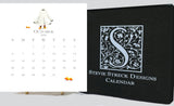 Glittered Desk Calendar 2024 refill