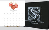 Glittered Desk Calendar 2027 Refill
