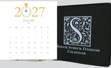 Glittered Desk Calendar 2027 Refill