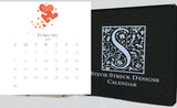 Glittered Desk Calendar 2027 Refill