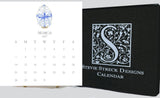 Glittered Desk Calendar 2027 Refill
