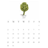 2027 Petite Acrylic Desk Kitchen Calendar