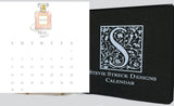 Glittered Desk Calendar 2027 Refill
