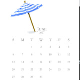 2027 Petite Acrylic Desk Calendar REFILL