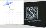 Glittered Desk Calendar 2027 Refill