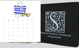 Glittered Desk Calendar 2027 Refill