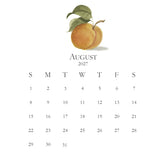 2027 Petite Acrylic Desk Kitchen Calendar