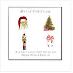GIFT BOX NOTE CARDS GBN133 Merry Christmas