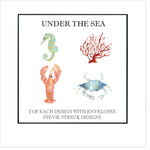 GIFT BOX NOTE CARDS GBN139 Under The Sea
