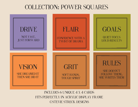 Power Words-Power Squares