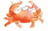 GAW912 Crab Greeting Card