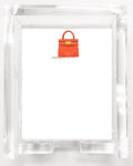 Acrylic Note Pads, Unpadded - SNS158 Birkin Inspired