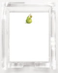 Acrylic Note Pads, Unpadded - SNS159 Pear REFILL