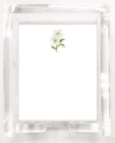 Acrylic Note Pads, Unpadded - SNS159 Dogwood REFILL