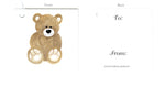 GTF102 Teddy Bear gift tags