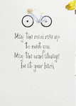 GAW1007W Bicycle with flowers with glitter