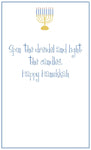 GHW767W- Menorah Greeting Card