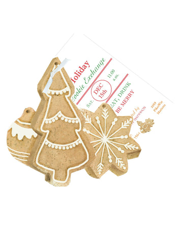 Christmas Cookies w/Glitter - HW769W