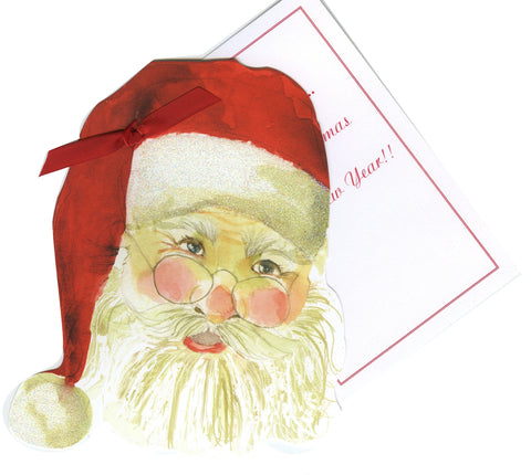 GHW770W Santa Claus Greeting Card