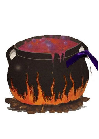 GHW741W Witch's Cauldron with glitter