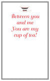 GAW782W Whimsical Tea Greeting Card