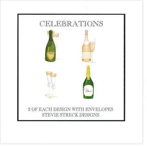 GIFT BOX NOTE CARDS  GBN112W Celebrations